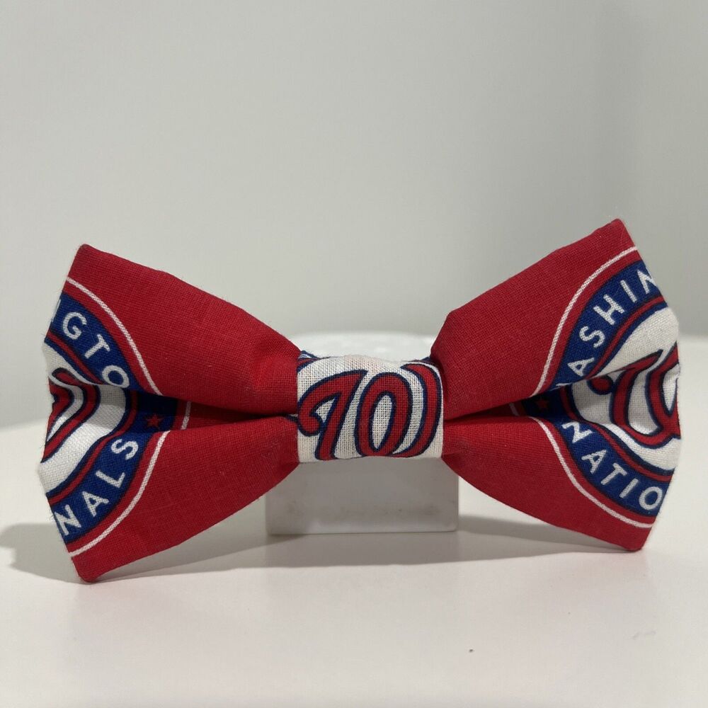 Washington Nationals MLB Baseball Hair Clip Bow